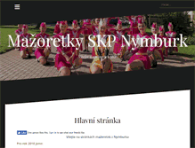 Tablet Screenshot of mazoretkynymburk.cz